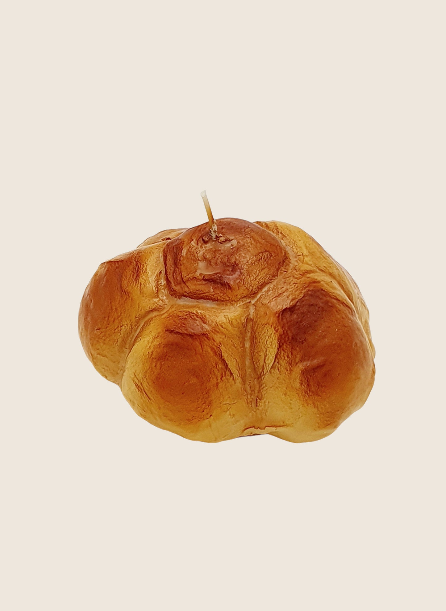 Cereria Introna Rosetta Bread Roll Candle