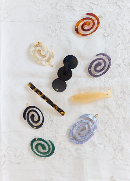 Turtle Story Triplet Barrette
