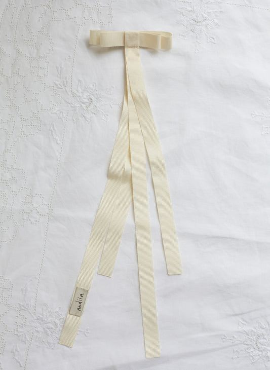 Nadiia Ribbon Bow Milky