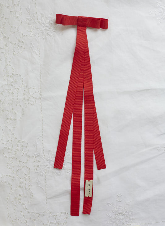 Nadiia Ribbon Bow Red Cherry